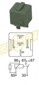 9.9366.1 | IKA - GEBE | FP Relay BMW 12V, 30A, 61368373700 9.9366.1 