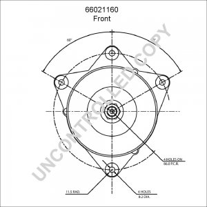 66021160 | PRESTOLITE LEECE NEVILLE | ALTERNATOR 66021160 