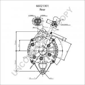 66021301 | PRESTOLITE LEECE NEVILLE | ALTERNATOR 66021301 
