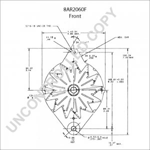 8AR2060F | PRESTOLITE LEECE NEVILLE | ALTERNATOR 8AR2060F 