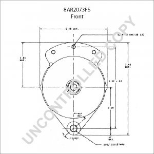 8AR2073FS | PRESTOLITE LEECE NEVILLE | ALTERNATOR 8AR2073FS 