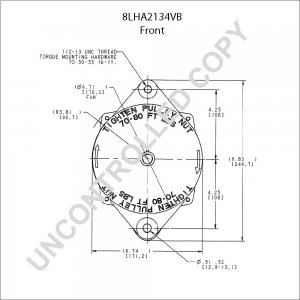 8LHA2134VB | PRESTOLITE LEECE NEVILLE | ALTERNATOR 8LHA2134VB 