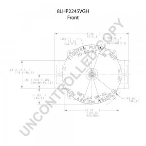 8LHP2245VGH | PRESTOLITE LEECE NEVILLE | ALTERNATOR 8LHP2245VGH 