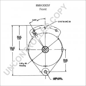 8MH3005F | PRESTOLITE LEECE NEVILLE | ALTERNATOR 8MH3005F 