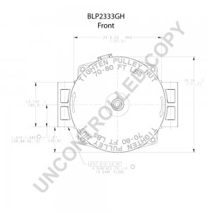 BLP2333GH | PRESTOLITE LEECE NEVILLE | ALTERNATOR BLP2333GH 