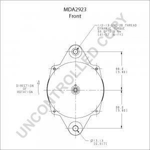 MDA2923 | PRESTOLITE LEECE NEVILLE | ALTERNATOR MDA2923 
