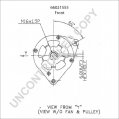 66021555 | PRESTOLITE LEECE NEVILLE | ALTERNATOR 12V 70A FORD ESCORT FIESTA 66021555 66021555