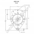 8MR2180L | PRESTOLITE LEECE NEVILLE | ALTERNATOR 8MR2180L 