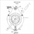 A0012610JB | PRESTOLITE LEECE NEVILLE | ALTERNATOR A0012610JB 