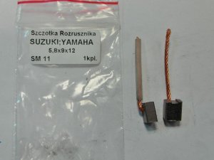 [SM11] | PROMOT | SZCZOTKA ROZRUSZNIKA [5.8x9x12 mm] SUZUKI YAMAHA [SZTUKA] SM11 [5.8x9x12 mm] 