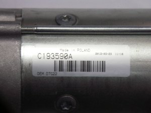 D7G22 | VALEO - PARIS RHONE | ROZRUSZNIK [PR] [12V][2.2kW] JEEP Grand Cherokee D7G22 04801472AA